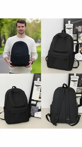 Casual Plain Zipper Backpack, Large Capacity Multi-Layer Design, Stylish Unisex Bag for Daily Use, Ideal for Travel & Everyday Essentials #bags #collegebag #backpacks #schoolbackpack #blackpurse #bagmusthaves #luggagebag #kidsbackpack #backpackpurse #backpackingbackpack