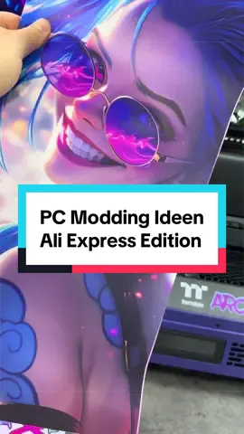 JINX! Project - Modding Aufkleber Tips von AliExpress 😋😱🍆 @Thermaltake Germany @MSI Deutschland #modding #aliexpress #custom #pc #jinx 