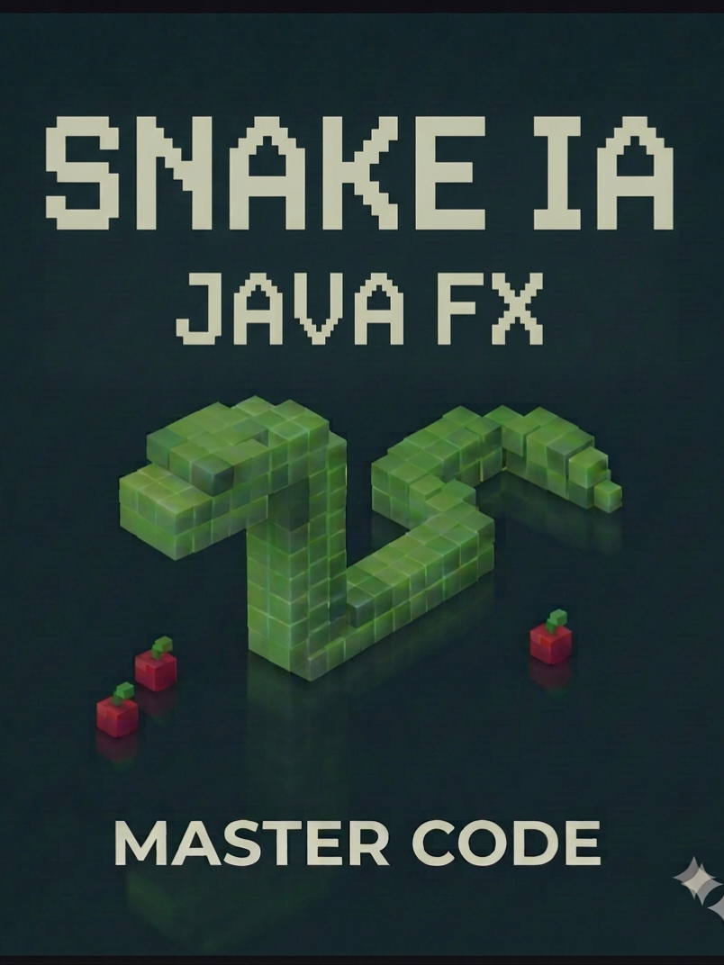 🐍 He creado una IA que juega al Snake usando JavaFX. ¡Nunca pierde! Mira cómo la lógica de búsqueda de caminos hace su magia.@ #SnakeIA #JavaFX #Programacion #Java #InteligenciaArtificial #MasterCode #CodingLife #IndieDev