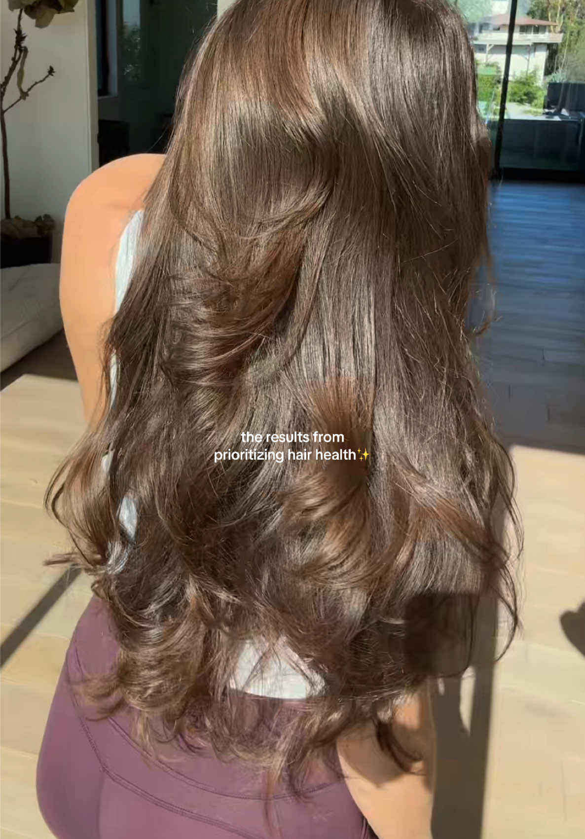 my haircare routine is my fav part of the week 😌🤎 #healthyhair #hairhealth #longhairtips #naturalhairtiktok #longhairgoals 