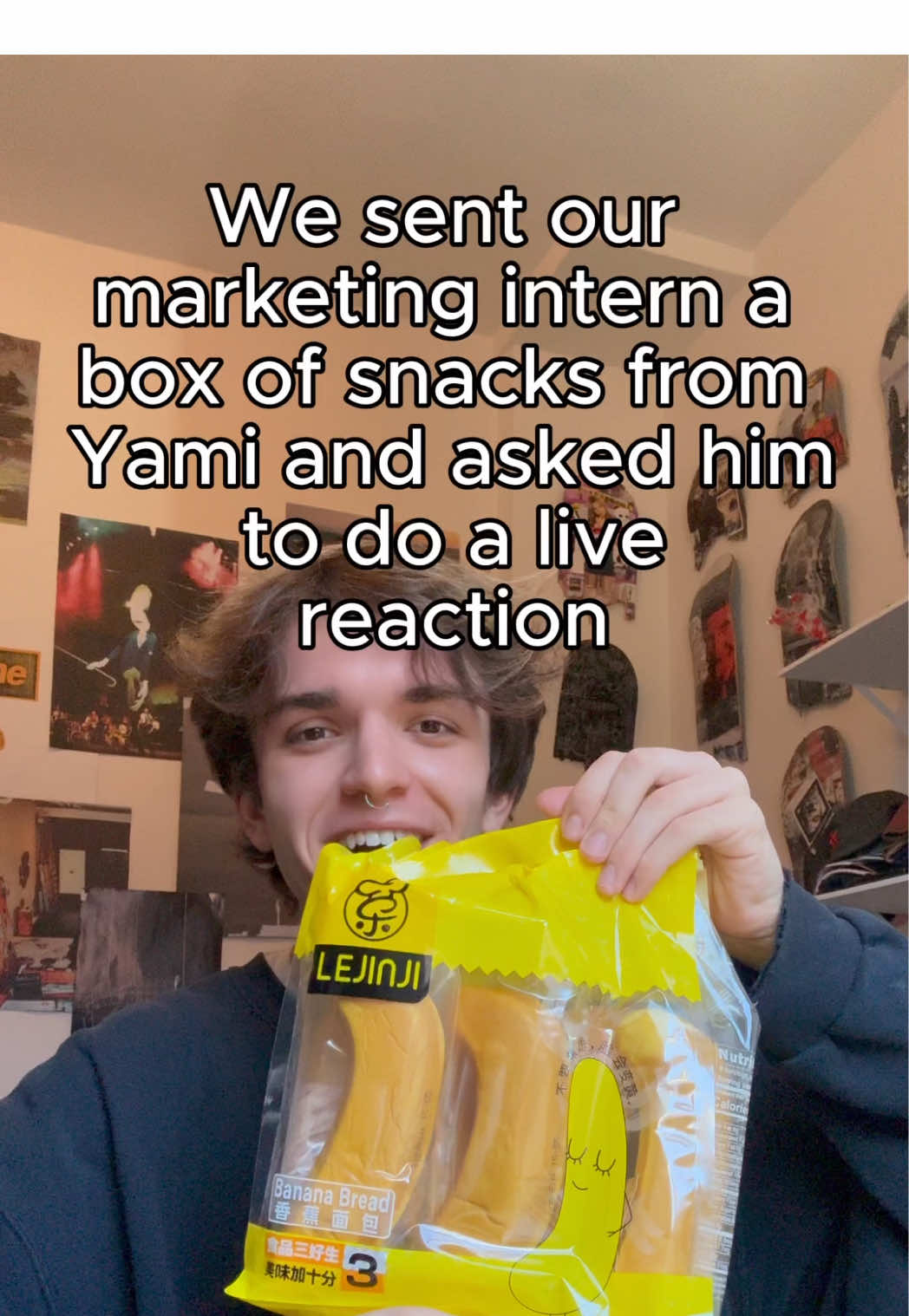 Our marketing intern’s honest reactions 💭🤣 find all these products and more on Yami ❤️ #foodreview #yami #asiansnacks #viral #matcha 