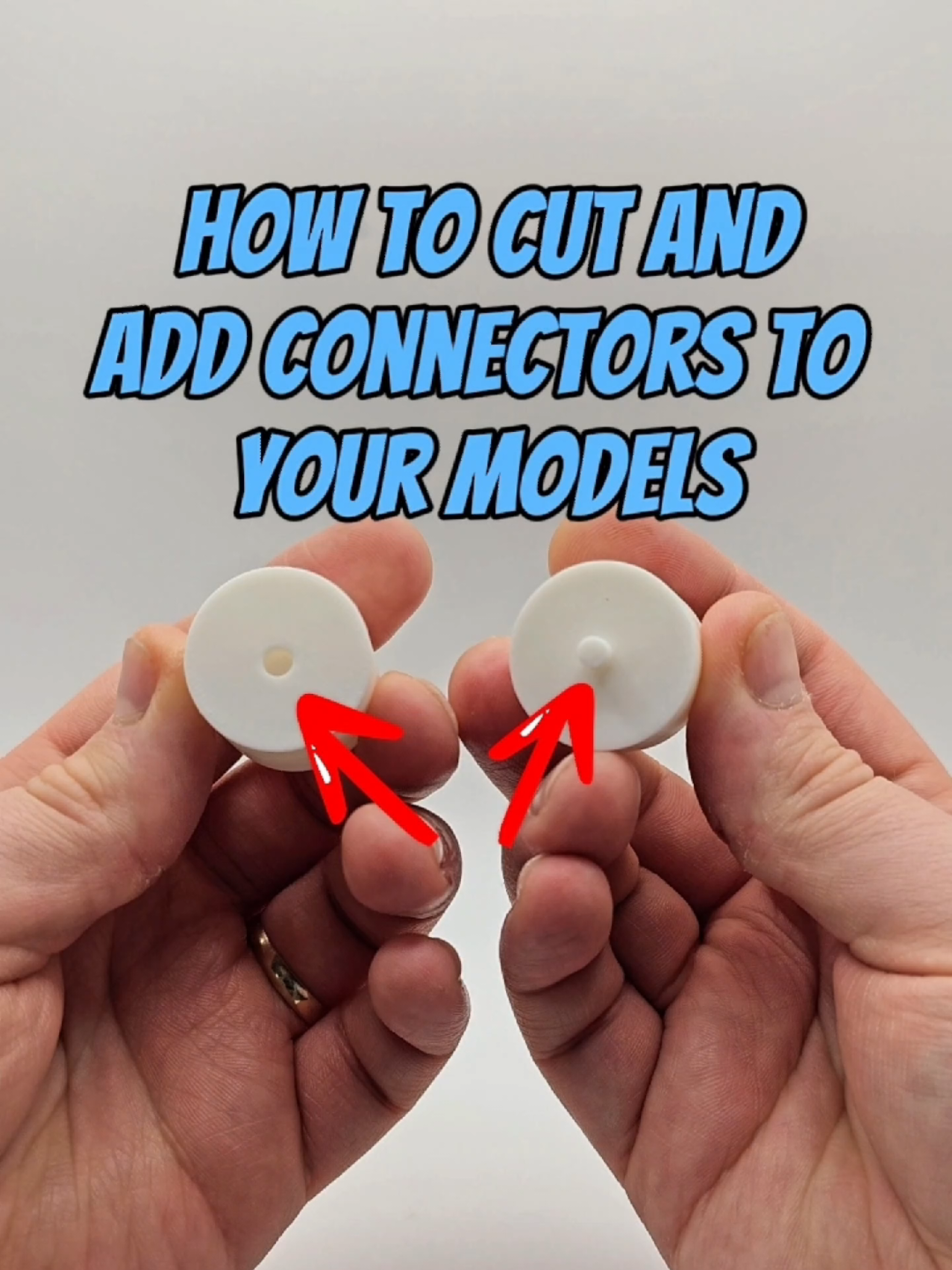 Cutting models and adding connectors is really easy and useful! Follow for more 3D printing tips and tutorials👉 #3dprinting #SmallBusiness #bambu #tip  #tutorialestiktok 