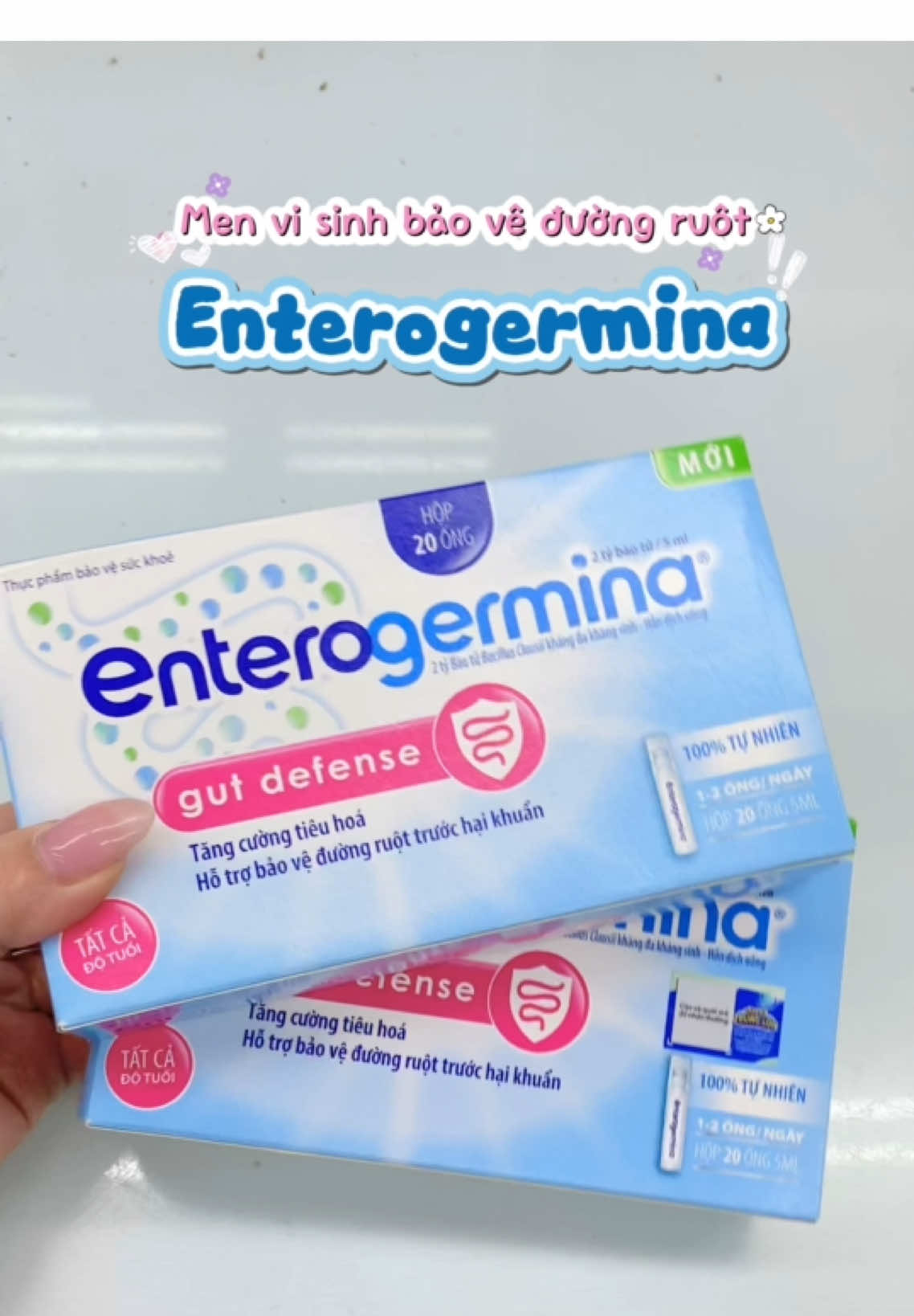 Muốn bụng khoẻ dễ hấp thu thì dùng em men Enterogermina này liền nhé #enterogermina #menvisinh #mentieuhoa #entero #sanofi 