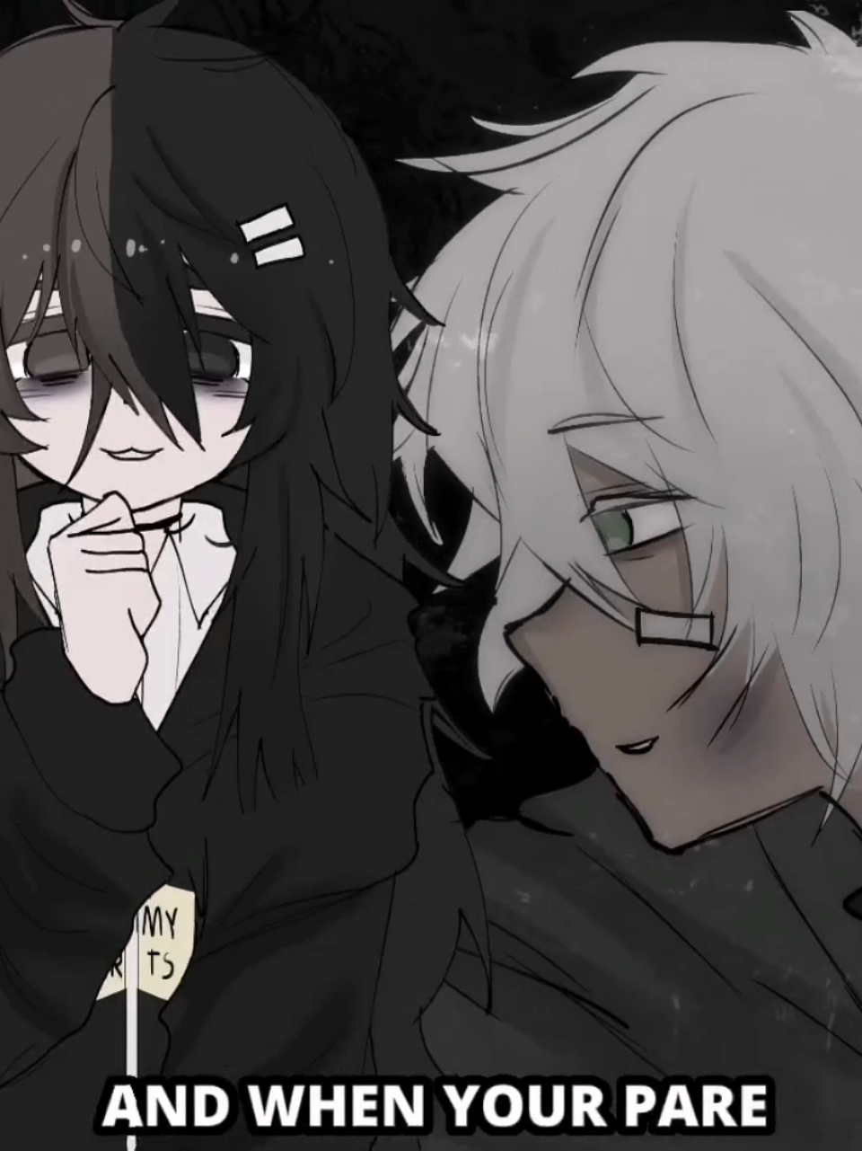 #OC | Leyley and Remy hhmm ////// \\\\\\ #ocxoc #animation #art #ocanimation 
