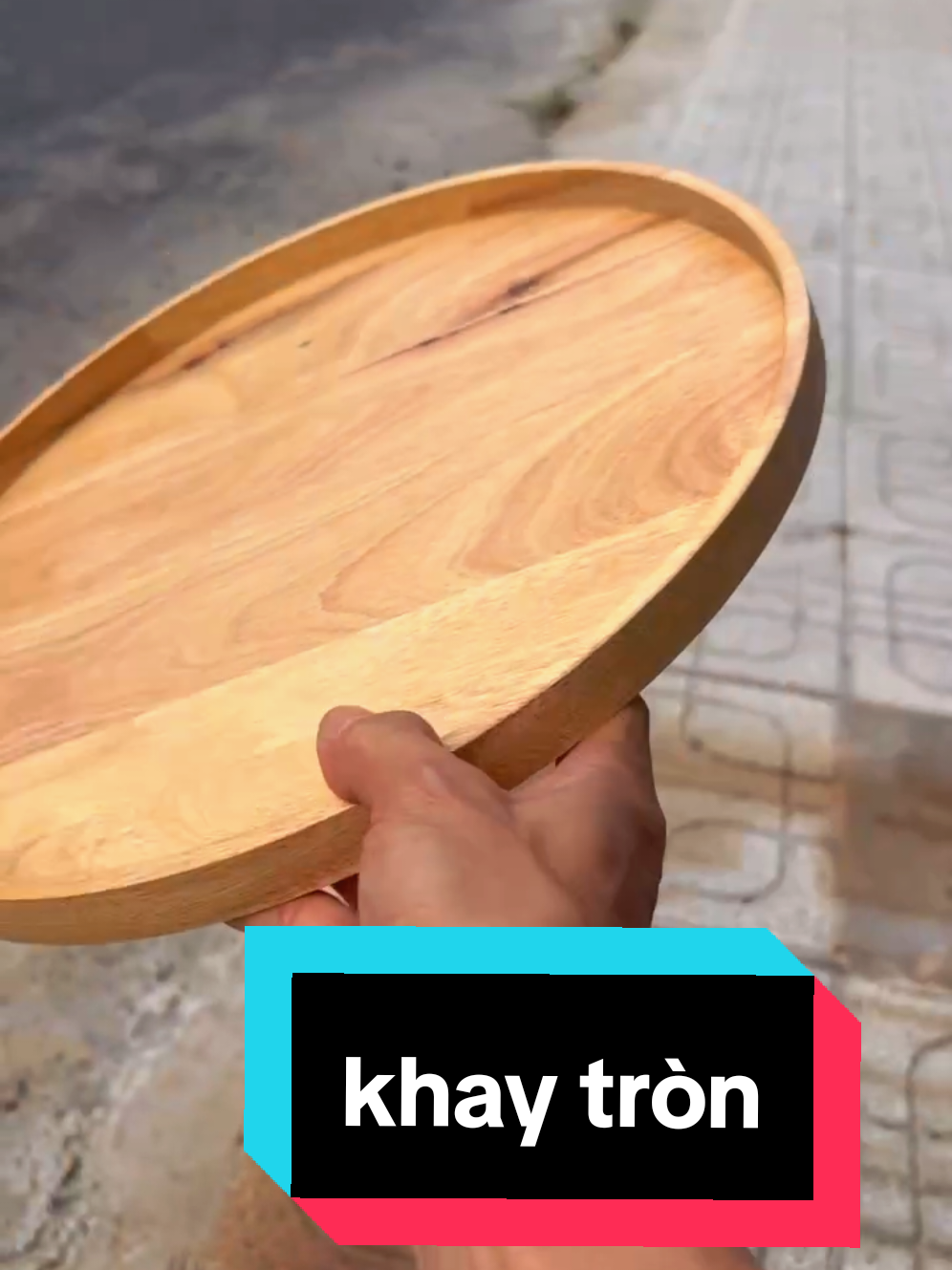 khay tròn tiện lợi, đa dạng kích thước , giá xưởng #cafe #khaygodecor 