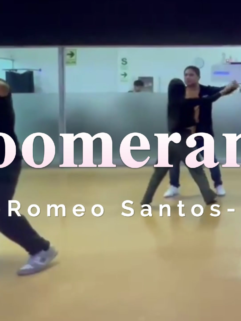 Te vas y tal vez , no debo dejarte ir Quizás mi dignidad, permite que sea así...🎶🎶 🎶 Boomerang - Romeo Santos 💃: @Pilar  #boomerang #romeosantos #bachatadance #bachataparejas #bachatasocial 