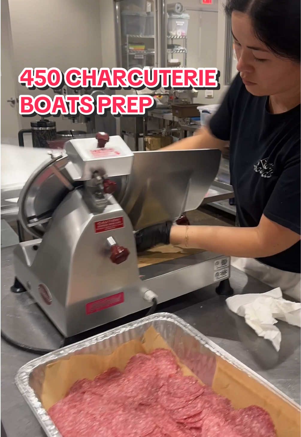 Prepping for my largest ever charcuterie boat order! This week, I’ll be making 450 charcuterie boats that will be delivered on Thursday.  Let me know what questions you have! #charcuterie #cheeseboard #charcuteriecup #catering #cateringservice 