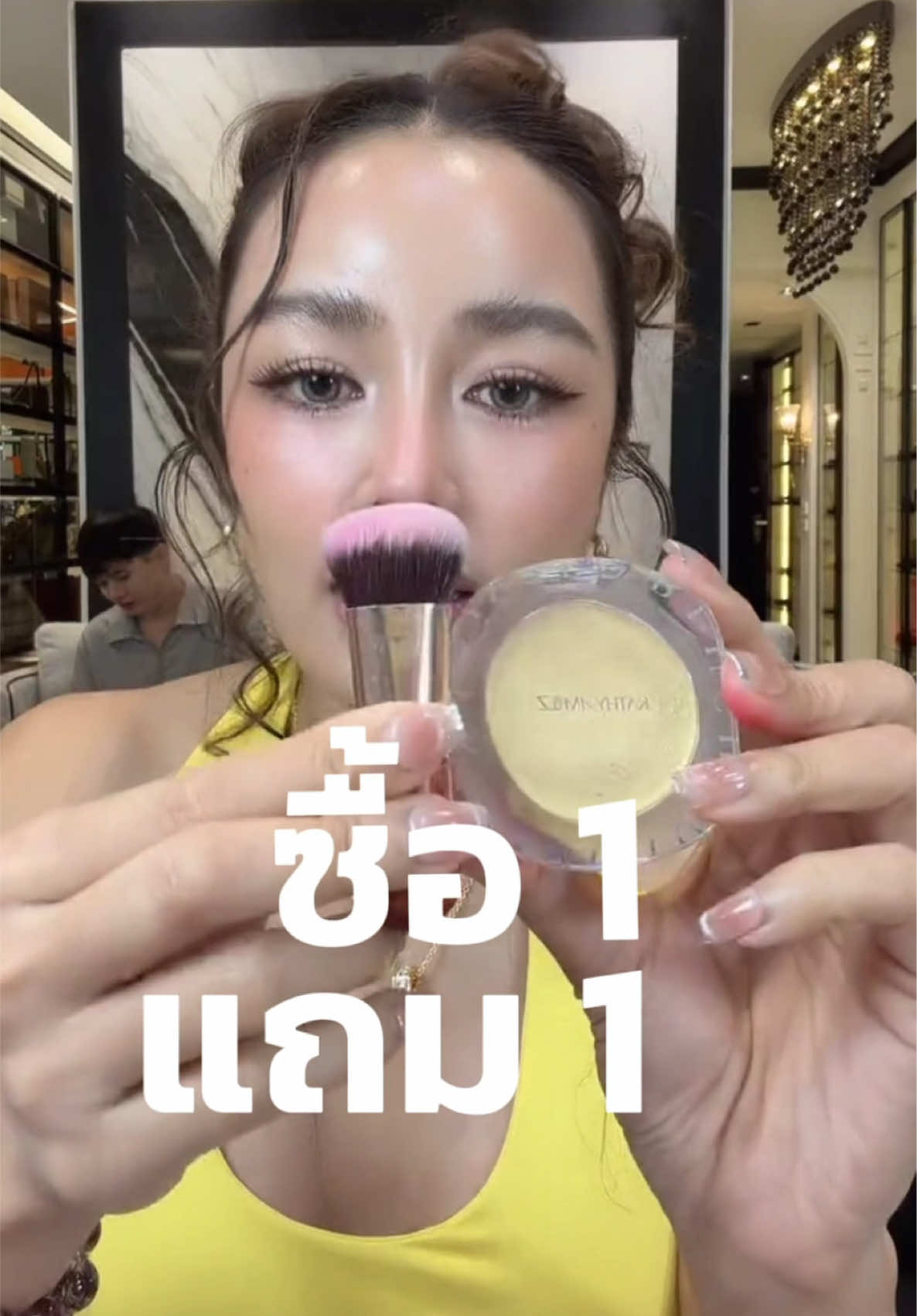 #ระวังของปลอม   KATHY AMREZ GOLDEN HYA TINTED BLUSH  บลัชทองคำเปลี่ยนสีตามค่า PH  อมชมพู หน้าฉ่ำโกลว์ ดูสุขภาพดี #บลัชทองคำ #บลัชทองคำกระแต #kathyamrez #kathycosmetics 
