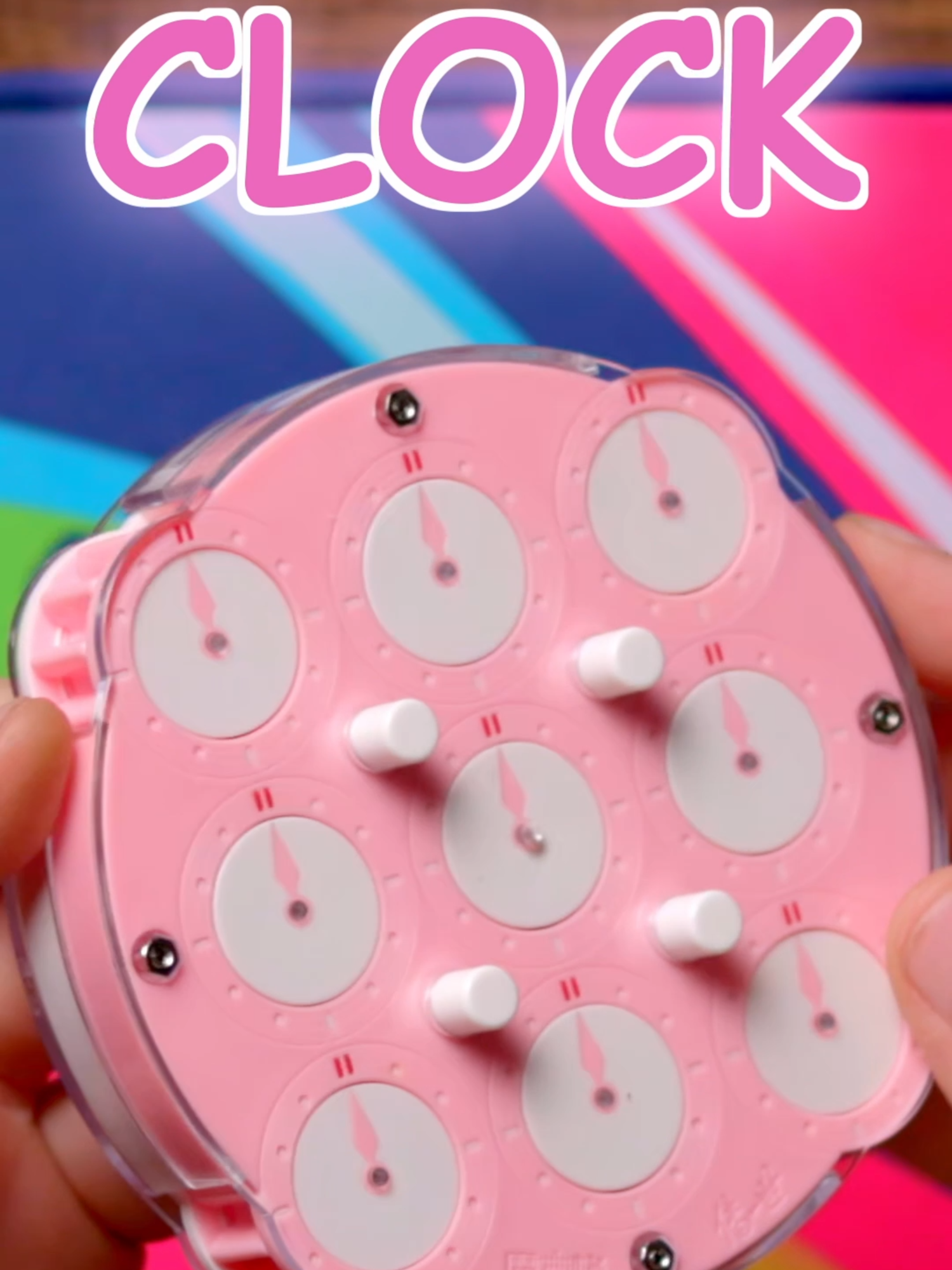 On Wednesdays We Wear Pink (Clocks) #speedcubeshop #rubikscube #cubetok ##SpeedCubing #pink Check out all colors on SpeedCubeShop.com