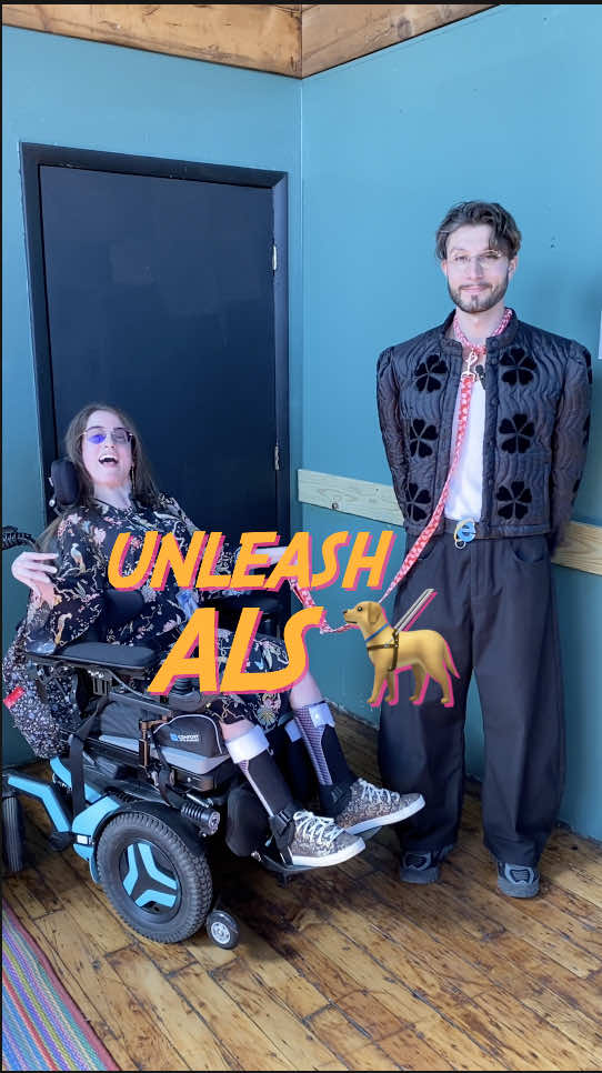 @bbno$ is my service dog now #UnleashALS #als #alsawareness 