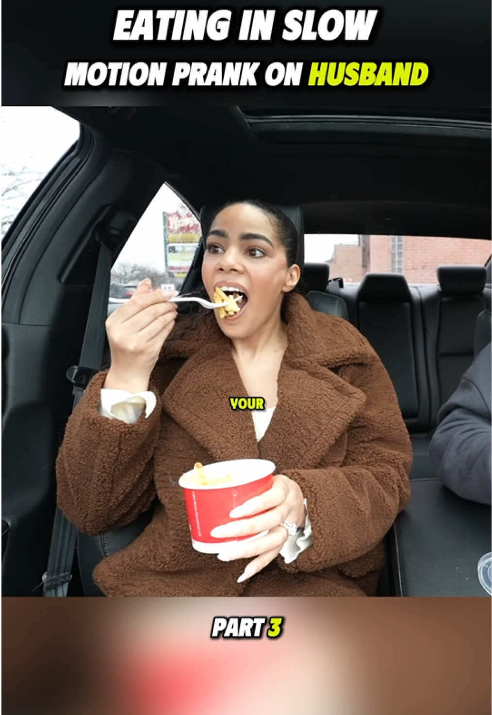 EATING IN SLOW MOTION PRANK ON HUSBAND #kritenreafe #foryou 