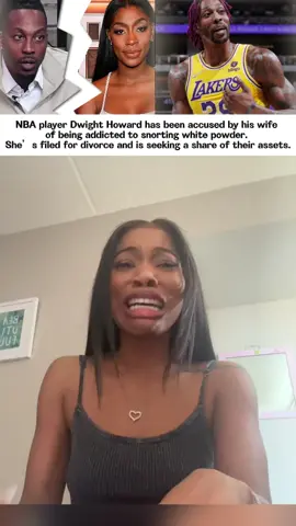 NBA player Dwight Howard has been accused by his wife of being addicted to snorting white powder. She’s filed for divorce and is seeking a share of their assets.#celebrity #tiktok #foryou #dwighthoward #NBA