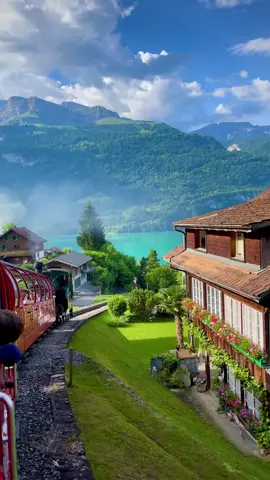 Switzerland Switzerland is a real-life fairytale. 🚂✨ ​Experience the most breathtaking landscapes on earth. ​📍 Brienz & Interlaken, Switzerland ​#switzerland #swissalps #interlaken #travelswitzerland #bucketlist #fairytale #naturelovers #europetravel #mountainlife #visitswitzerland #scenery #travelgram