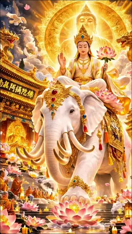 🙏✨ 🌸 Phổ Hiền Bồ Tát – Biểu Tượng Đại Hạnh & Đại Nguyện Cứu Độ Chúng Sinh 🌟🙏🍀#phohienbotat #phatphapnhiemmau #phatphap #phatgiao #tamlinh 