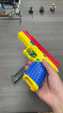 An interesting building block toy gun#building #toys #DIY #cs 