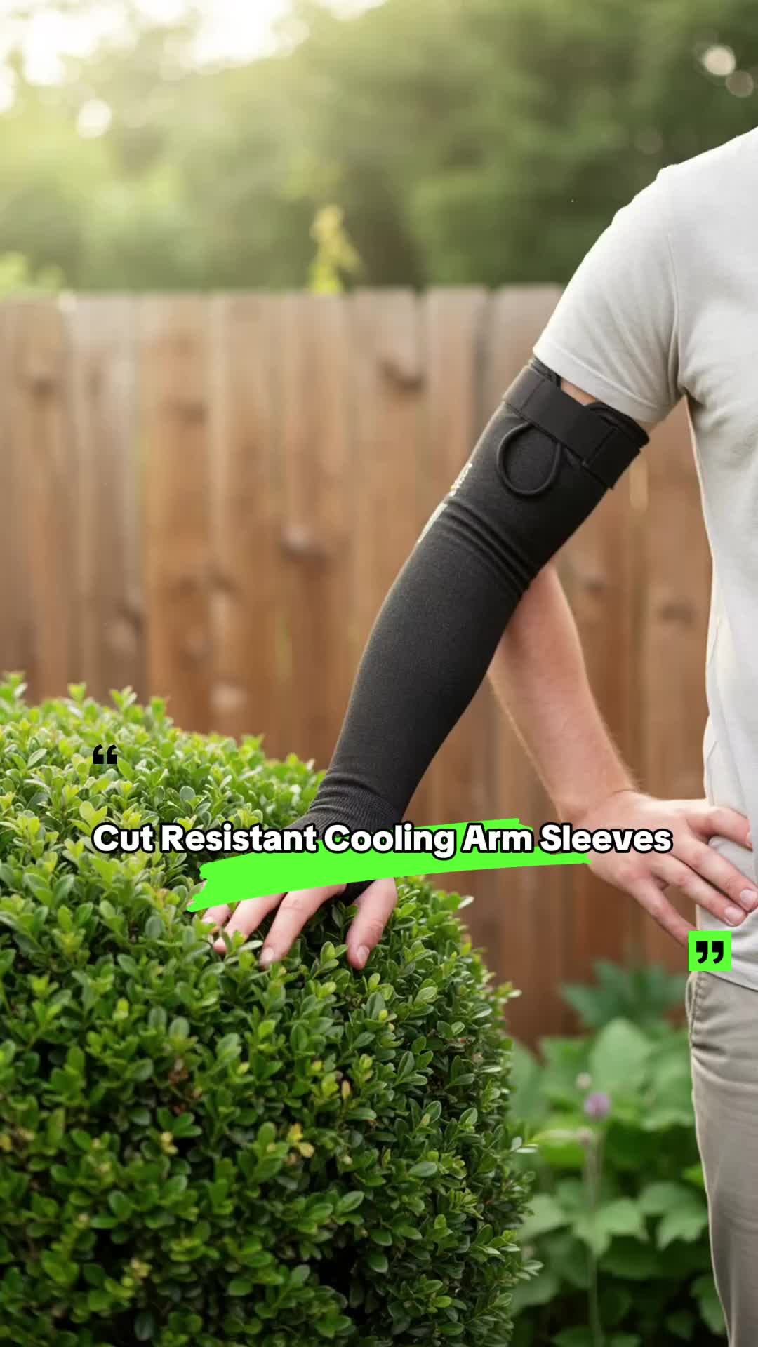 Ultra-Comfort Cut Resistant Sleeves for Thin Skin and Bruising, Cooling Protective Arm Sleeves for Gardening, Farming, Yard 