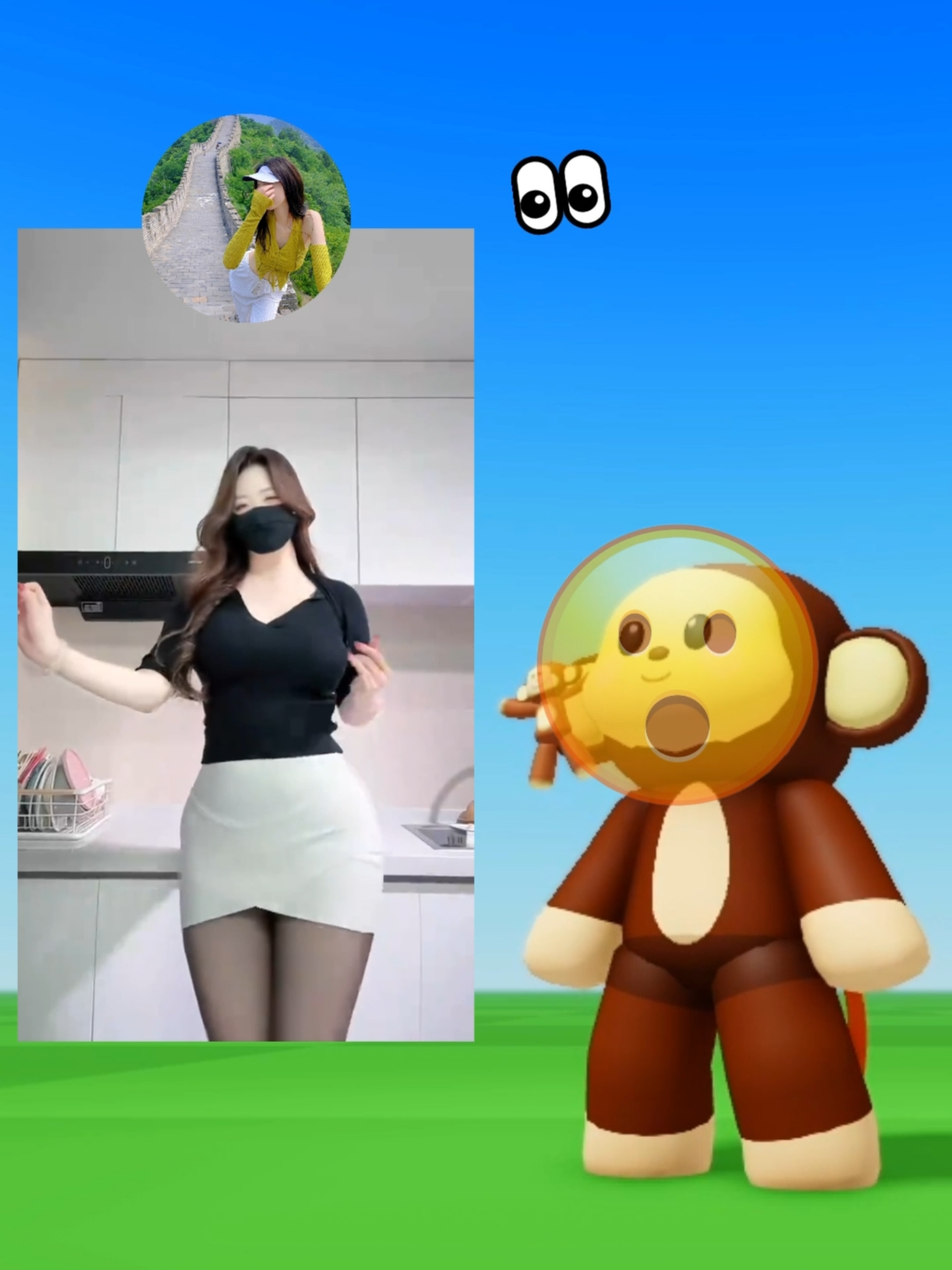 LA CARA DE ZUU @zuu_vidareal 😂 #panamonkey #lajungla