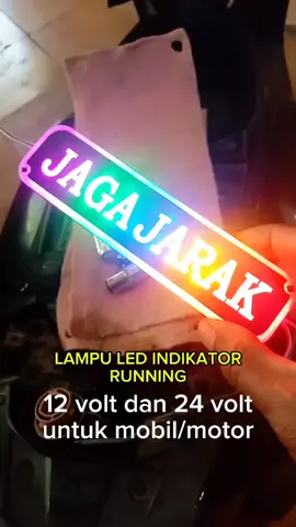 Lampu variasi LED indikator running 12 volt dan 24 volt keren #lampuvariasi #lampuledindikator #lampustop #aksesoriesmotor 