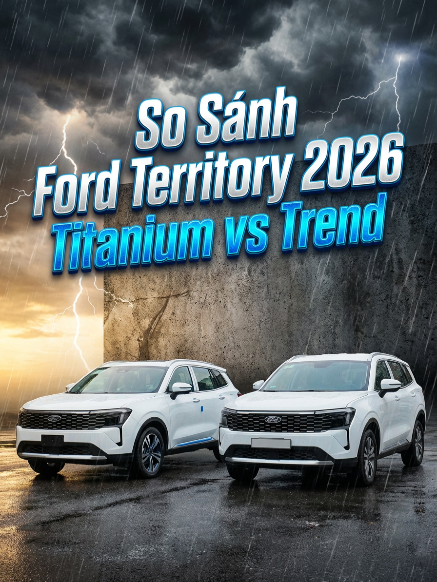 So Sánh Ford Territory 2026 Titanium vs Trend #ford #terrritory