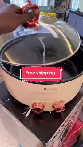2-in-1 electric cooking pot available.FREE SHIPPING Contact @Cherrymina closet Annex✅ to place your order  #fyp #business #importation #appliance #tiktokfyp