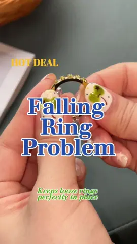 I didn’t know this existed for loose rings. #ringsizeadjuster  #ringsize  #engagementringhacks  #jewelryeducation #tiktokshop