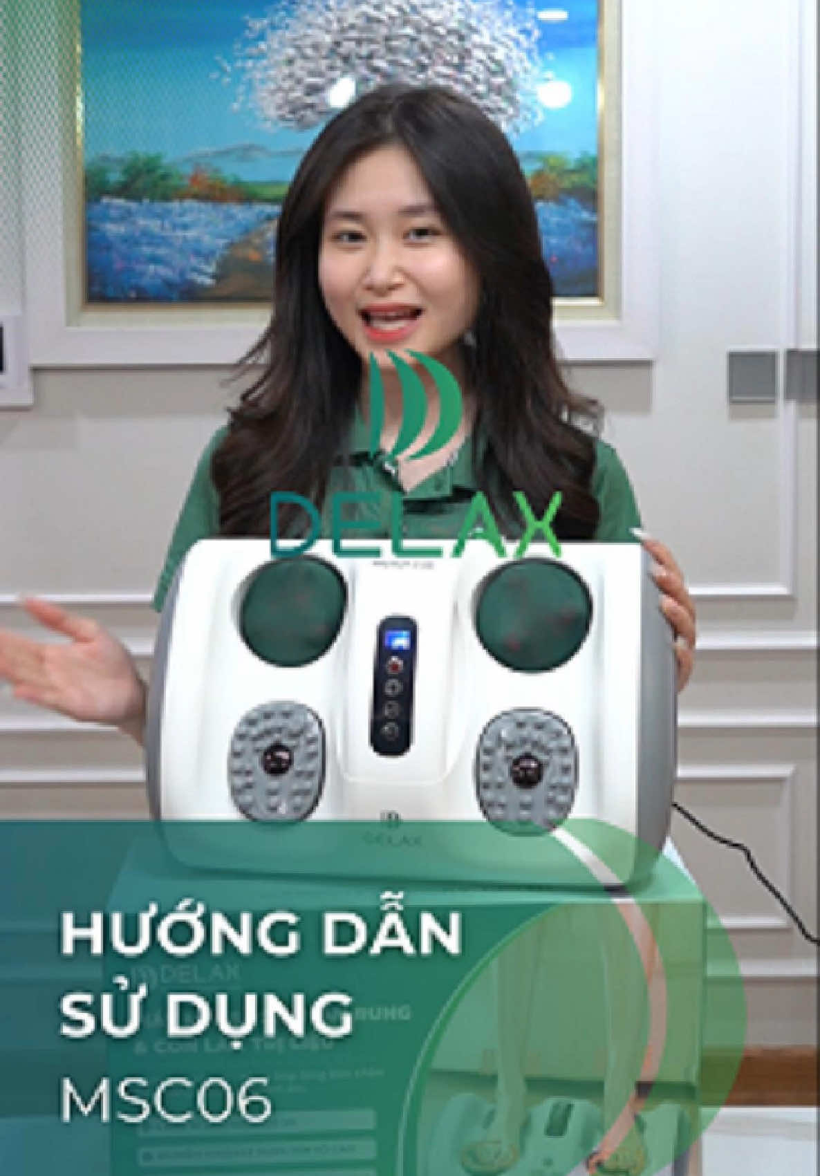 Hướng dẫn sử dụng chi tiết máy massage chân MSC06. #fyp #maymassagechan #delax 