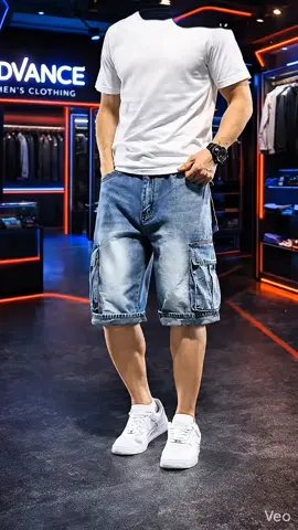 Quần short túi hộp nam,#quanshort #quanshortjean #jeantuihop #xuhuong 
