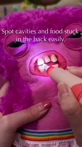I think my Fuggler forgot to brush… let’s check. 👀🪥#MomsofTikTok #toddlersoftiktok #smilesparkchallenge #fugglersoftiktok #lightup 