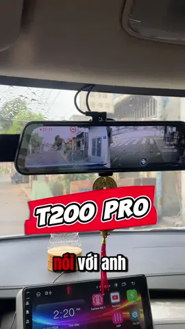 Bộ T200 Pro Kẹp Gương lắp được cho các dòng xe ô tô, xe tải, xa van #camhanhtrinhoto #2tauto #t200pro