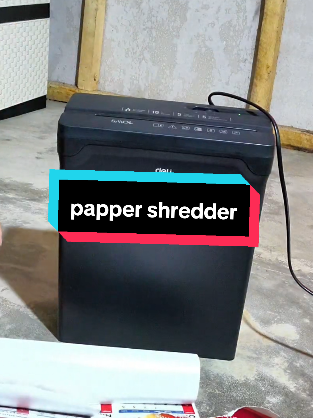 papper shredder dari deli, ending yang membagongkan #paper #papper #papershredder #deli 