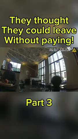 They tried to dine and dash! #fyp #bodycam #policecam #viral #food 