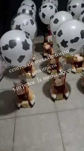 Aparta ya 540 la docena de centros de mesa de toritos económicos !  #aquisivalelapenaelcentrodemesa 