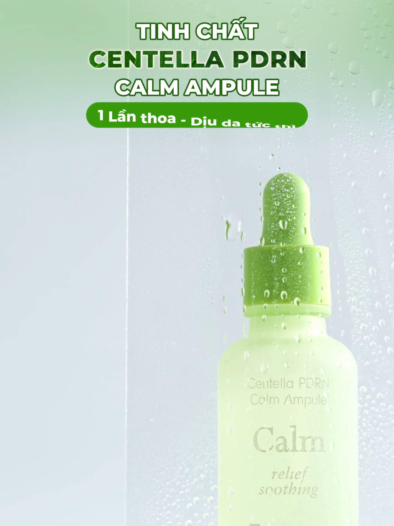 CENTELLA PDRN CALM AMPULE giúp da dịu nhanh và phục hồi sau 1 lần sử dụng. #9wishes #9wishesvietnam #skincarehacks #lamdep #reviewmypham #xuhuong
