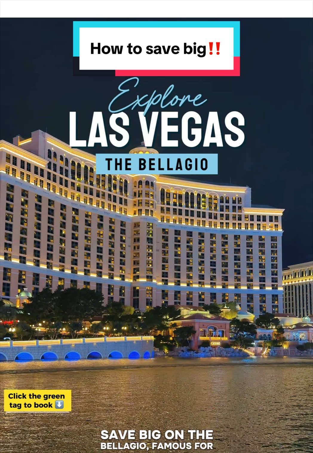 ✅If you're booking a hotel soon, don’t pay full price for this one. Right now there are some really good travel deals 👇 ✔️💸 Up to 40% off family trips on Expedia (until Mar 16) ✔️💸 ~15% off on Booking.com ✔️💸 10% off on Trip.com ✔️💸 Up to $100 PayPal cashback on your first booking ➡️ Tap the green tag to check the price before deals disappear. Why I love staying at the Bellagio in Las Vegas: ⛲ World-Famous Fountains – The most iconic water show in Las Vegas right in front of the hotel. 	2.	🌸 Seasonal Conservatory & Botanical Gardens – Massive floral displays that change several times a year. 	3.	🏊 Elegant Mediterranean Pools – Beautiful resort-style pool courtyard that feels like a European getaway. #tiktokgofamilystays #lasvegas #FamilyFun #traveltips #bucketlist 