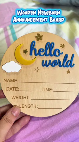 Newborn announcement board! #nestingmommas #nesting #newborn 