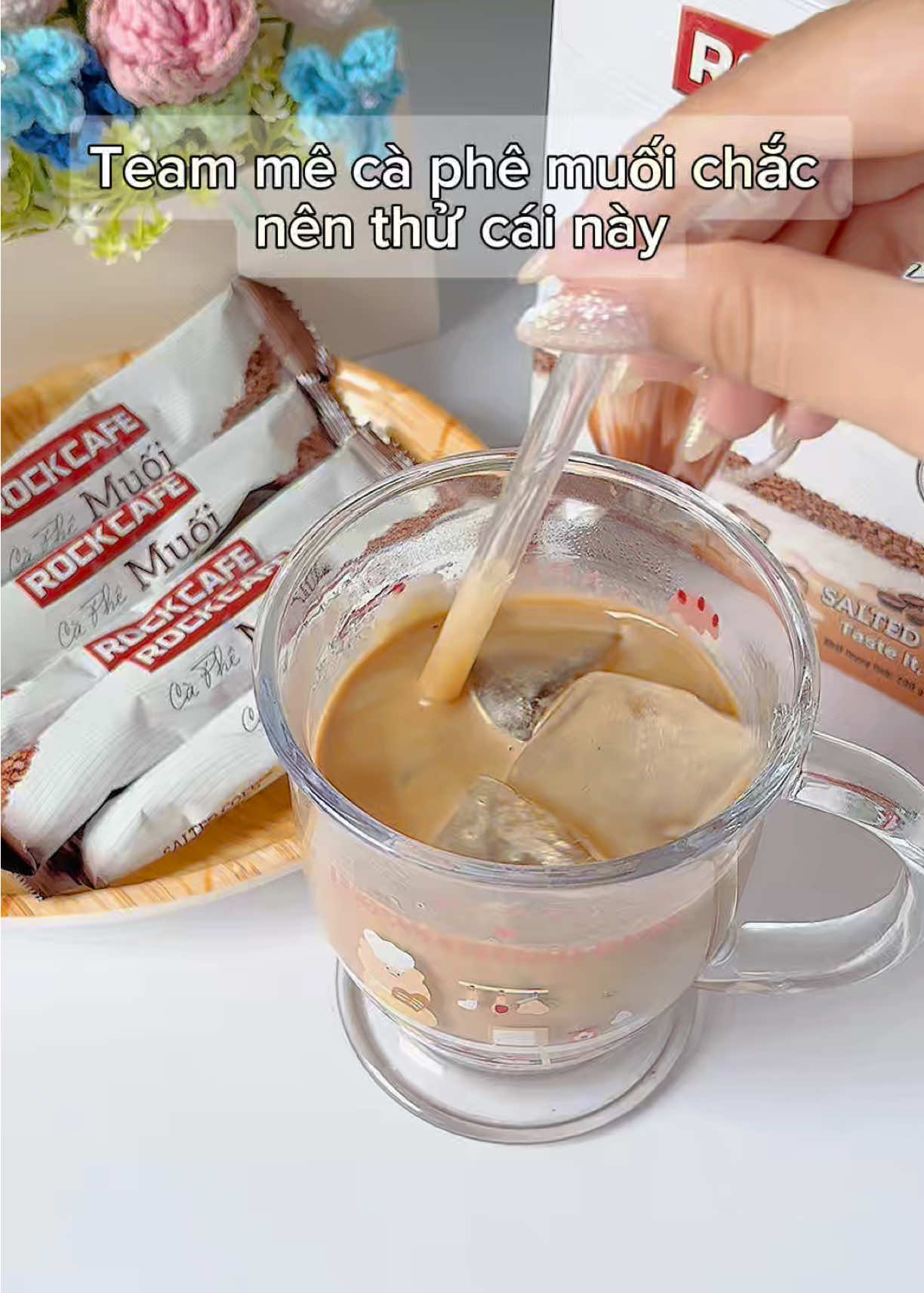 Cà phê muối dạng gói tiện thật #caphemuoi #rockcafe #caphe #caphemuoihoatan #viraltiktok 