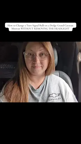 How to Change a Turn Signal Bulb on a Dodge Grand Caravan Minivan WITHOUT REMOVING THE HEADLIGHT