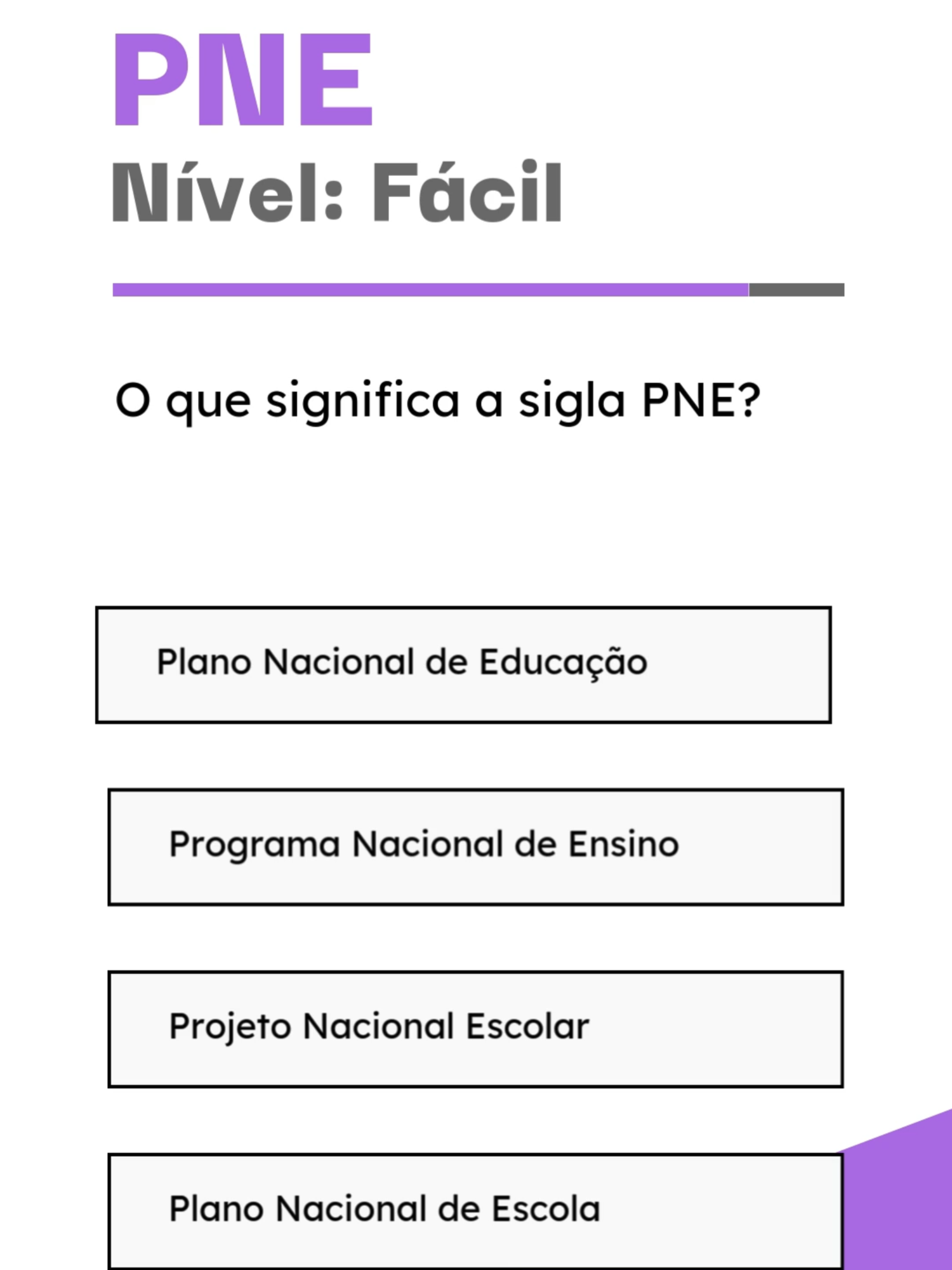 PNE para CONCURSO #PNE #planonacionaldeeducação #ldb #concurso #concursopublico #quiz