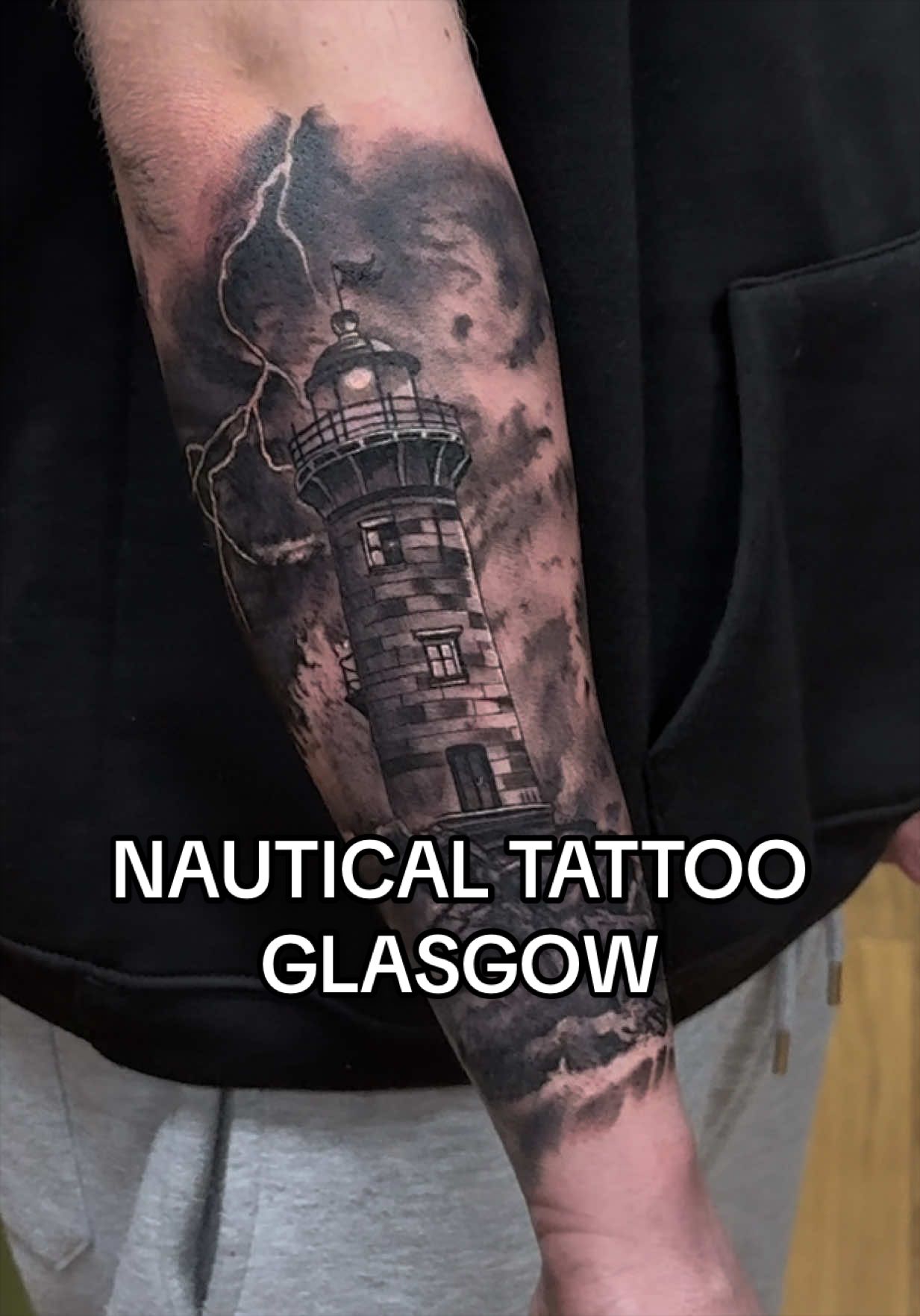Nautical tattoo by @cesar lemos  Open in Glasgow, Scotland 7 days a week! 