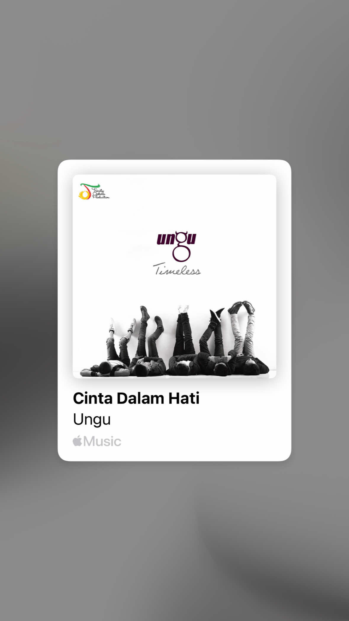 Cinta Dalam Hati - Ungu #lyrics #applemusic #karaoke #malaysong #indosong 