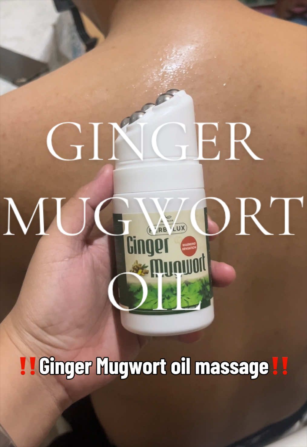 #gingeroil #gingermugwort #relaxingoil #oil #massage 