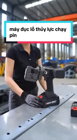 #xuhuong #thinhhan #máy đục lỗ thủy lực chạy pin