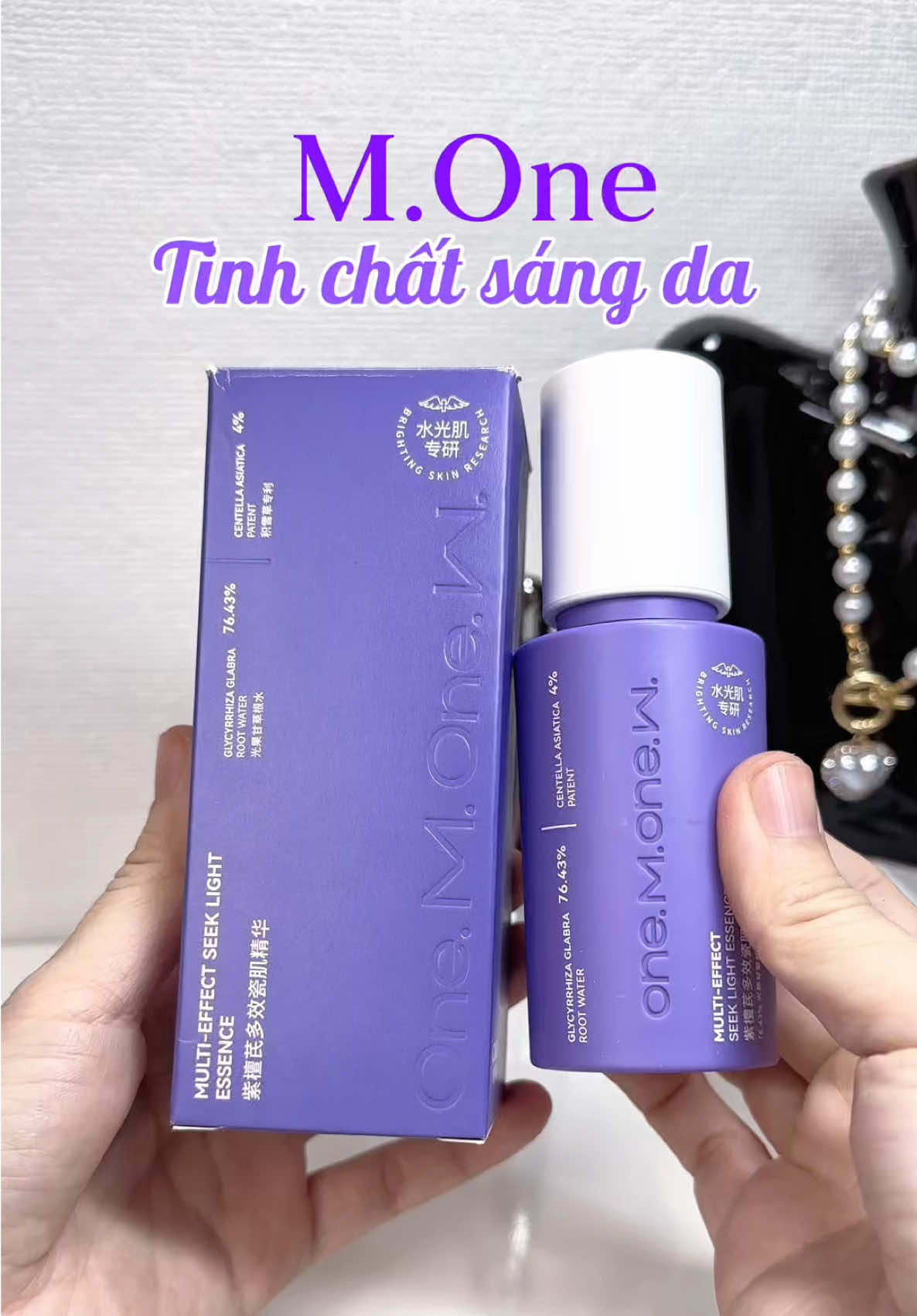 Serum dưỡng sáng,giảm thâm nám M One #serum #duongtrangda #giamtham #lamdep #beauty 