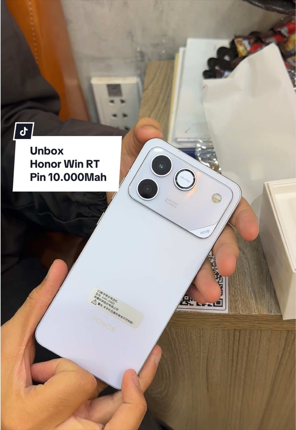 Quả pin 10.000Mah này còn Hot lắm - Ghé tiệm em đập hộp nhé 🔥🔥 #lequanmobile #honor #honorwinrt #unbox #xuhuong 