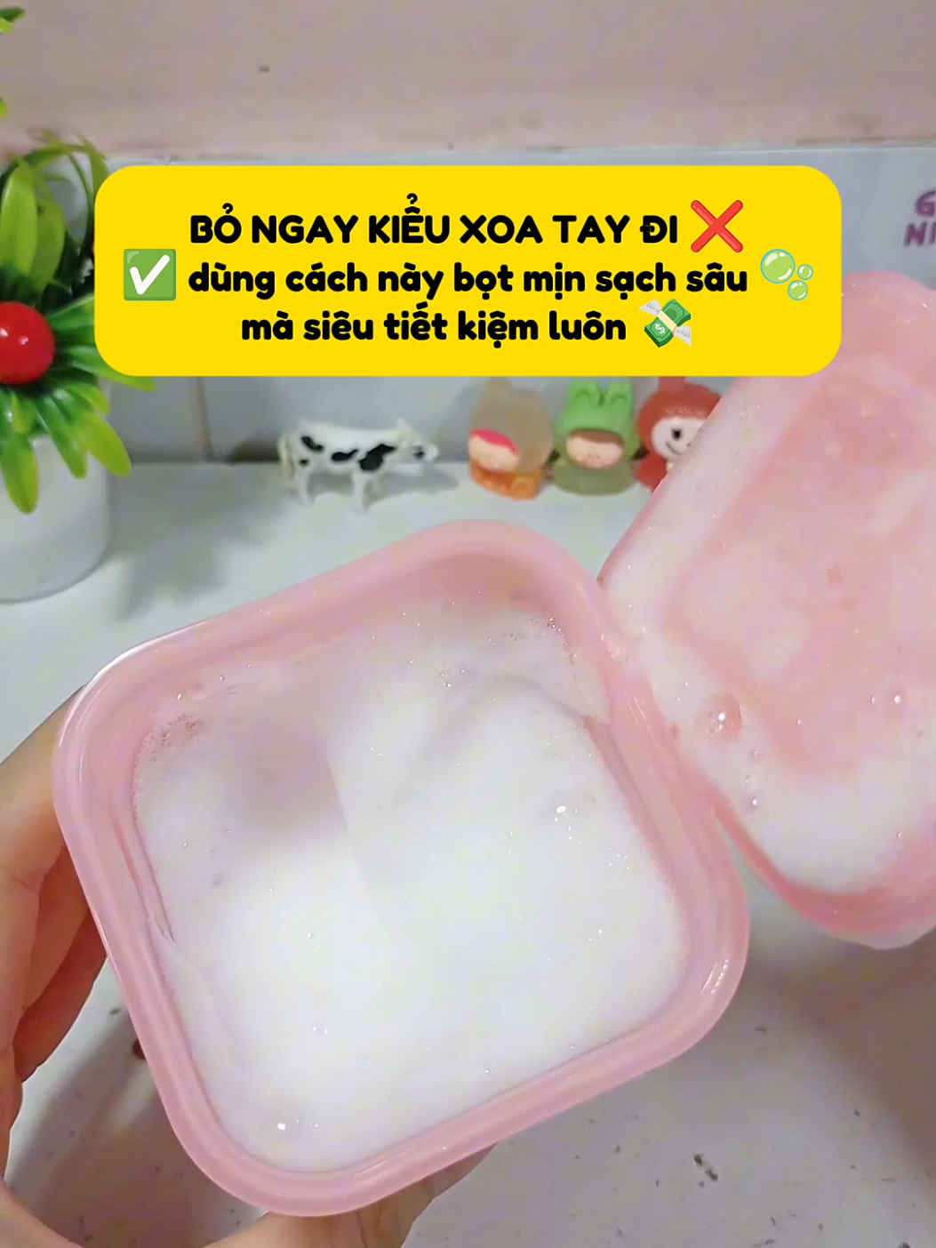 Dùng cho sữa rửa mặt dầu gội sữa tắm dầu gội quá là tiện mà tiết kiệm nữa #coctaobotsuaruamat #beauty  #ruamat #skincare #unboxing 