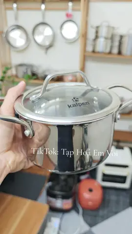 Nồi inox 304 nguyên khối Kalpen. Nồi chất lượng Đức cao câp,dùng được trên mọi loại bếp.#nồi #kalpen #noiinox #dobep #xuhuong 