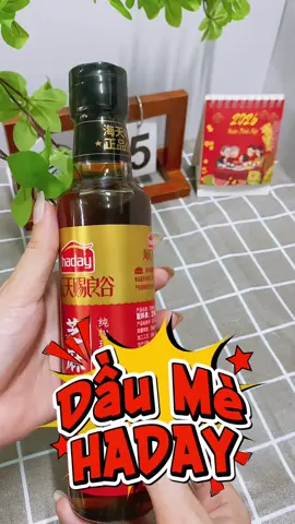 Dầu mè Haday giúp món ăn thơm ngon,đậm vị hơn chai 250ml giá siêu hời. #dầumèhaday #dầumè  #haday #haday #xuhuongtiktok  