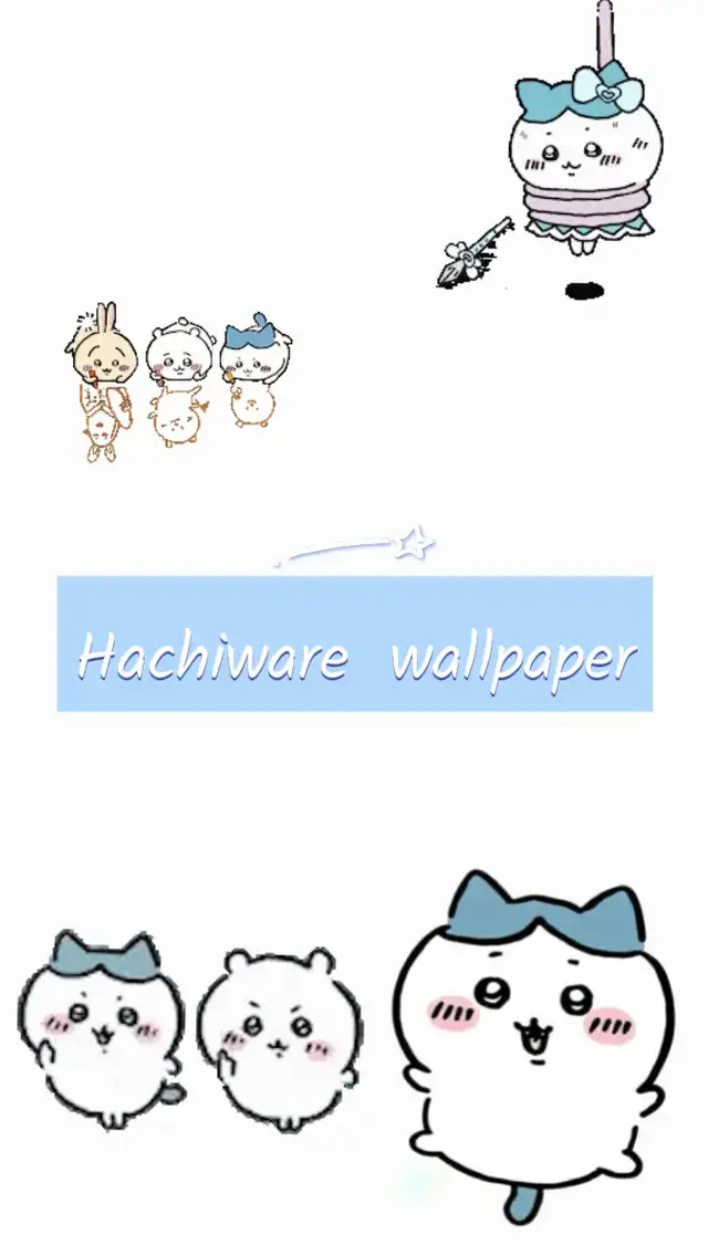 #usagi #hachiware #chiikawa #hachiwear wallpaper 