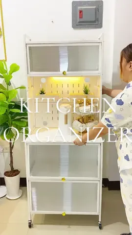 ANG GANDA AT ANG AESTHETIC NG KITCHEN ORGANIZER NATO😍#kitchenorganizer #kitchenrack #rackorganizer #kitchenstorager #fyp