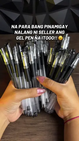 50pcs gel pen na sobrang mura lang!! Ewan ko nalang kung maubusan kapa ng ballpen nyan! #ballpen #gelpen #schoolsupplies #studentmusthave #officesupplies 